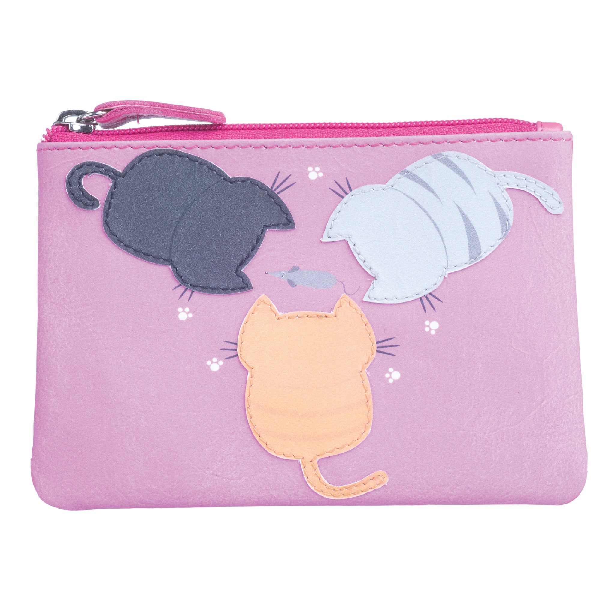 Pinky Cat Mouse Coin Purse – Mala Leather Limited