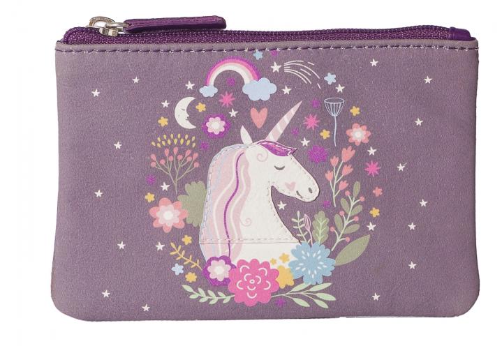 Pinky Unicorn Coin Purse Mala Leather Limited