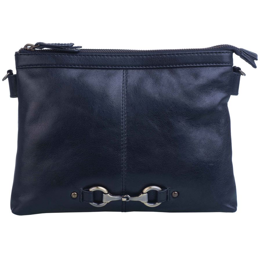 Steed Double Pocket Cross Body Bag Mala Leather Limited
