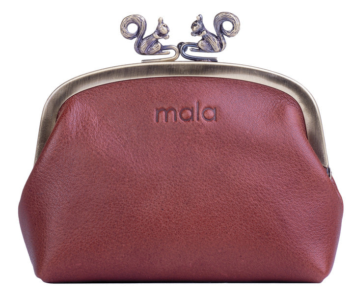 Bailey Squirrel Frame Purse 3547 54 Mala Leather Limited