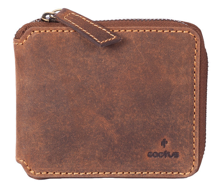 Cactus leather sale wallet